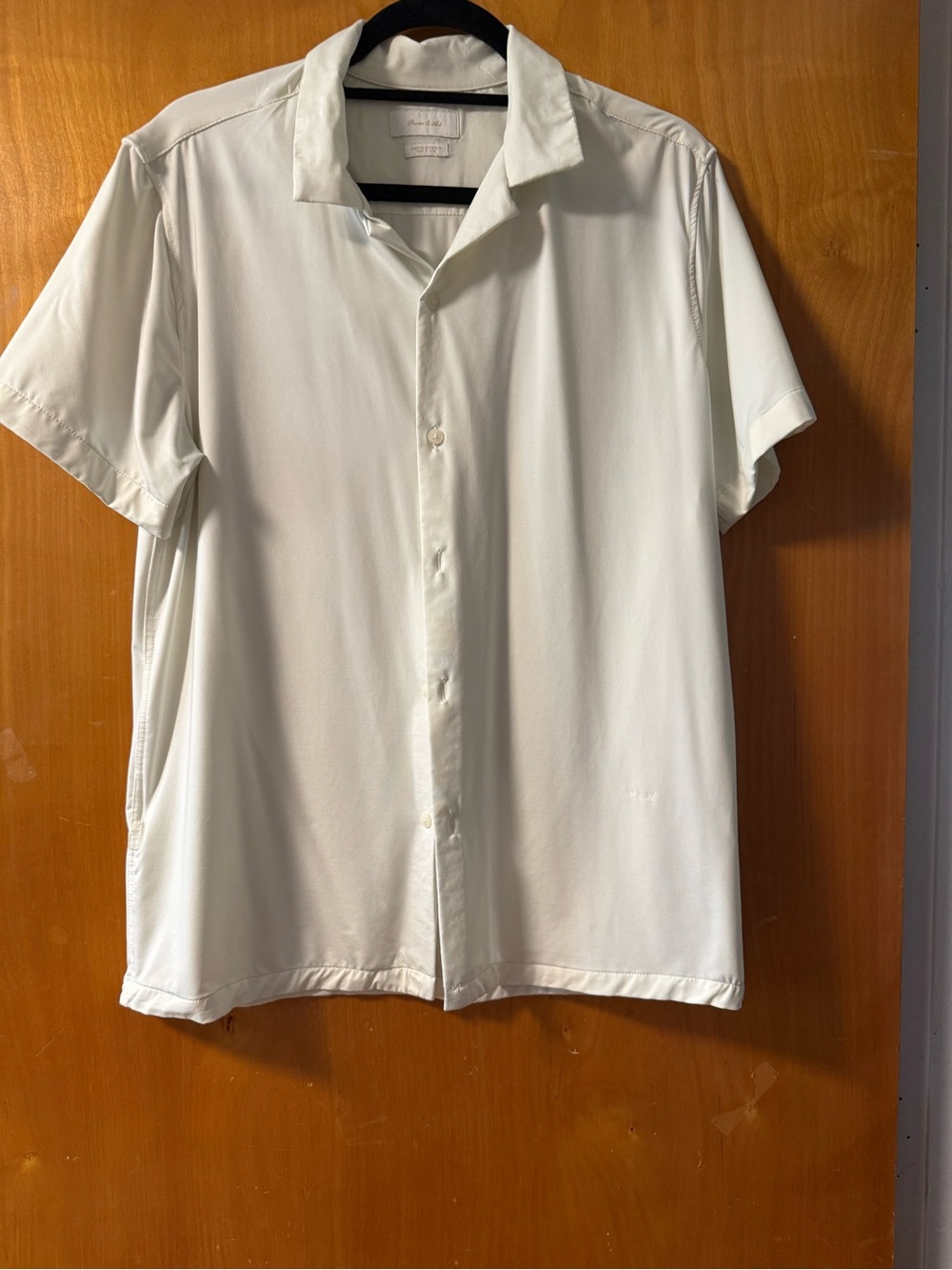 Men's Short-Sleeve Collar Shirt — White